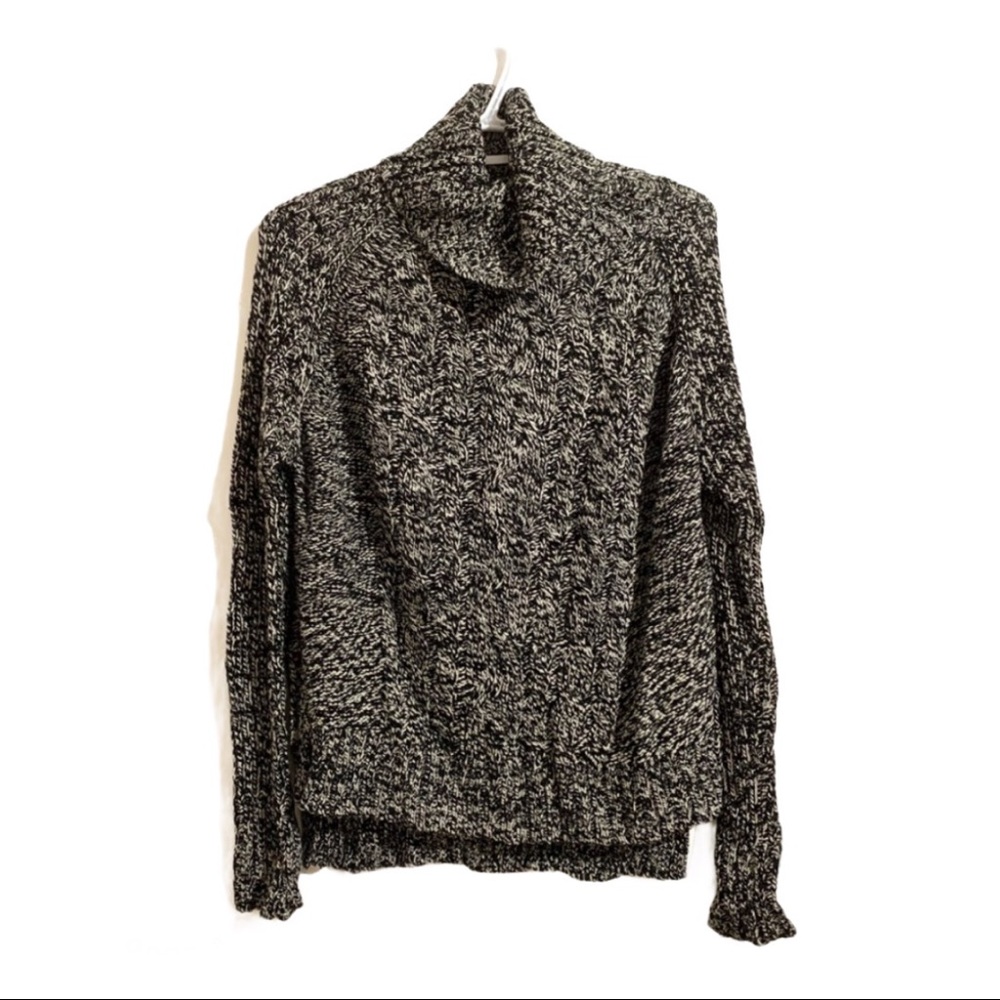 Cowl Neck Long Sleeve Knit Sweater